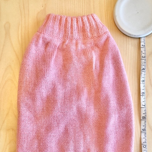 Super Cute Small Dog Sweater Baby Pink - Picture 3 of 4
